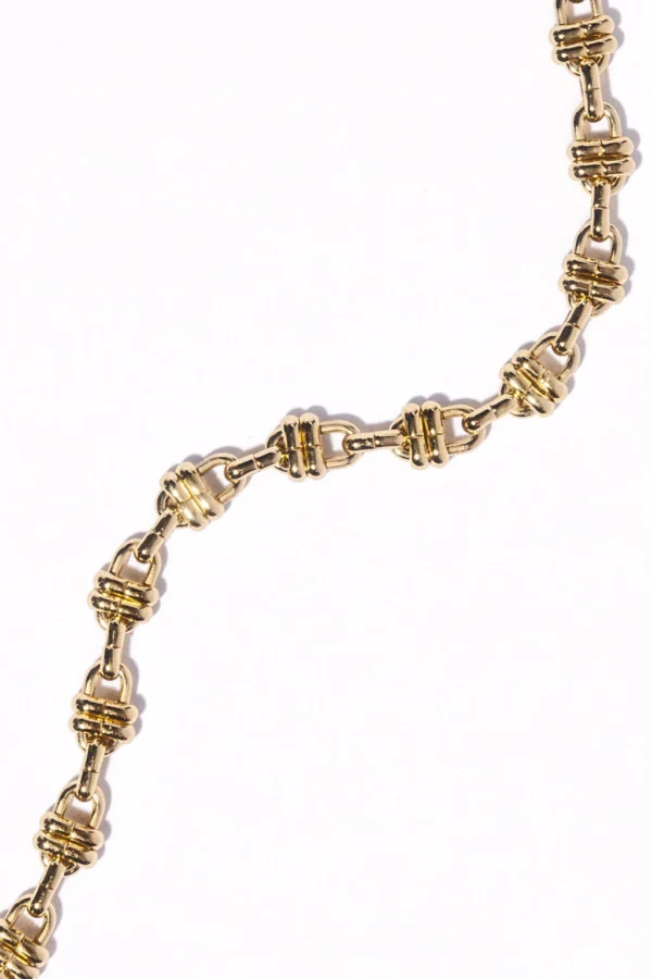 Elegant Brass Knot Bracelet