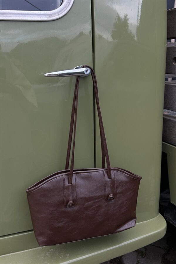 Elegant Chocolate Brown Handbag
