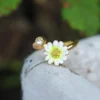 Daisy Delight Adjustable Ring
