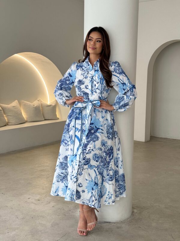 Elegant Floral Midi Dress