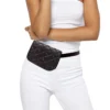 Chic Quilted Faux Leather Waist Bag