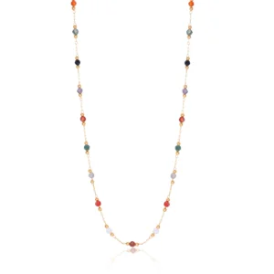 Elegant Multicolor Bead Necklace