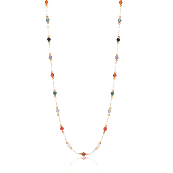 Elegant Multicolor Bead Necklace