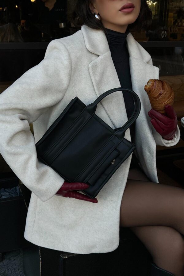 Elegant Black Tote Bag