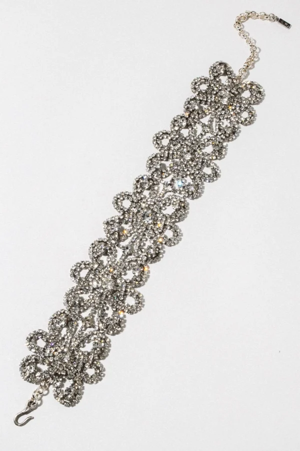 Elegant Crystal Choker Necklace