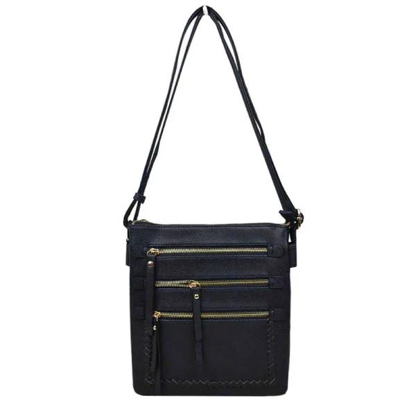 Stylish Black Crossbody Bag