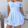 Elegant Off-Shoulder Summer Dress
