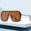 Trendy Geometric Tortoiseshell Sunglasses