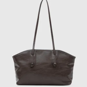 Elegant Chocolate Brown Handbag