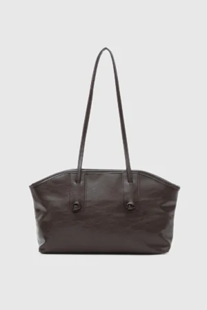 Elegant Chocolate Brown Handbag