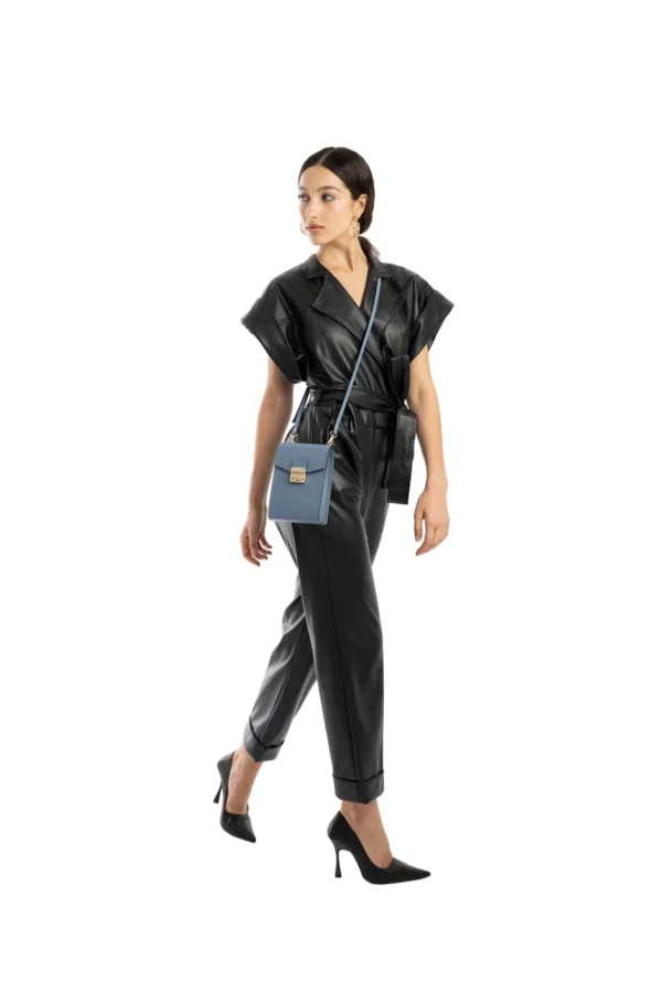 Chic Blue Crossbody Bag