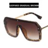 Trendy Geometric Tortoiseshell Sunglasses