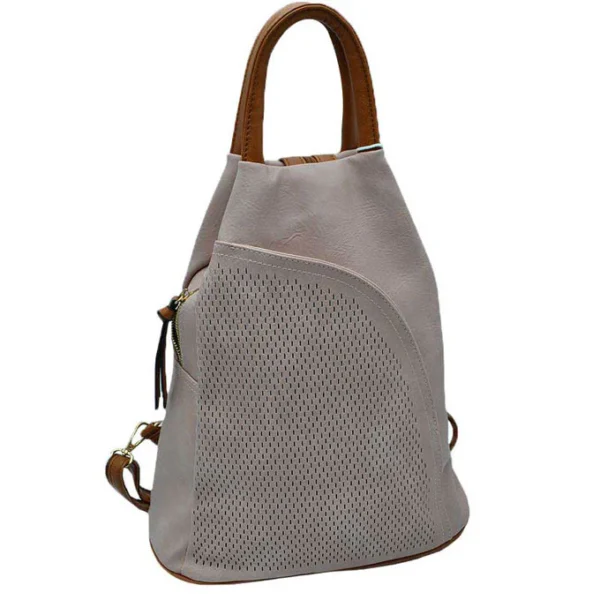 Stylish Faux Leather Backpack