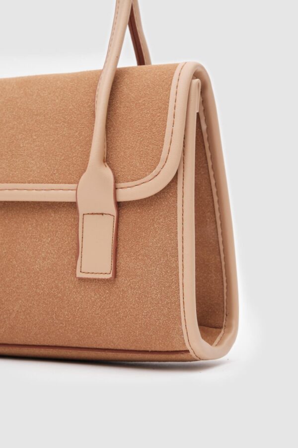 Chic Faux Suede Handbag
