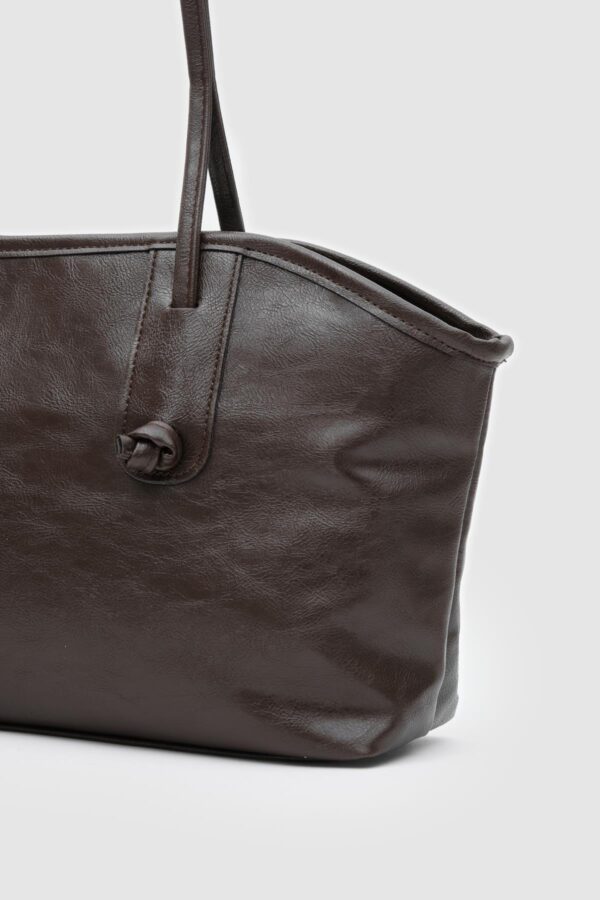 Elegant Chocolate Brown Handbag