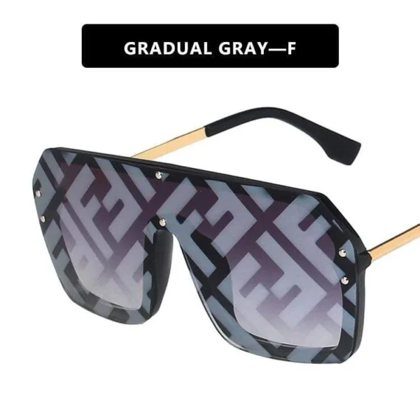 Trendy Geometric Tortoiseshell Sunglasses