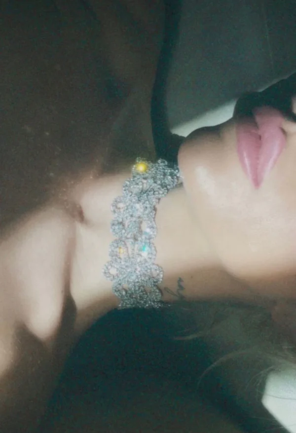 Elegant Crystal Choker Necklace