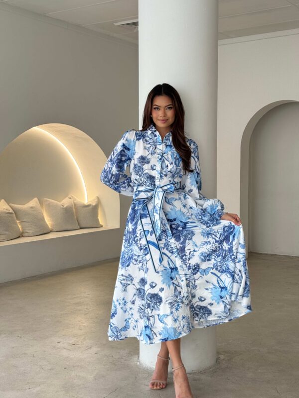 Elegant Floral Midi Dress