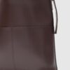 Elegant Brown Faux Leather Shoulder Bag