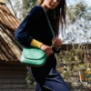 Chic Green Crossbody Bag