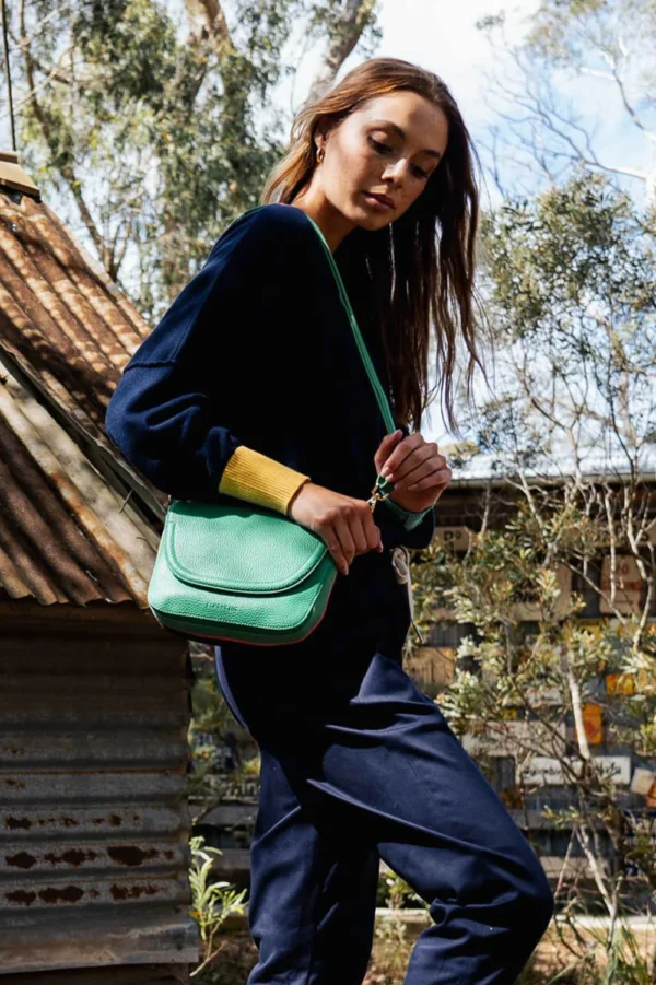 Chic Green Crossbody Bag