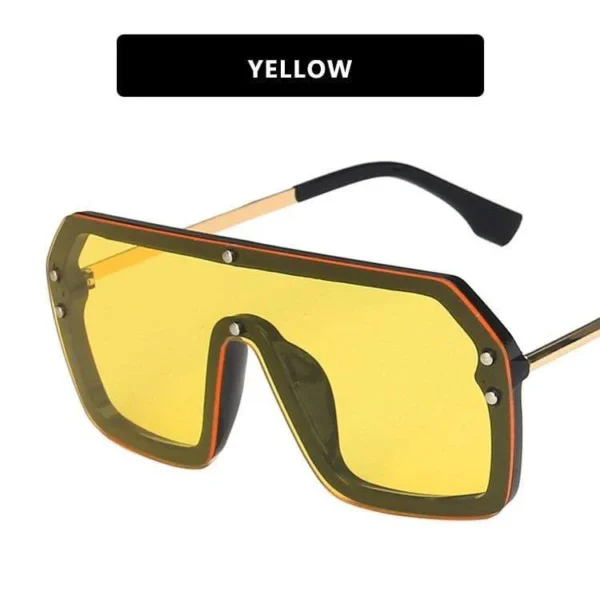 Trendy Geometric Tortoiseshell Sunglasses