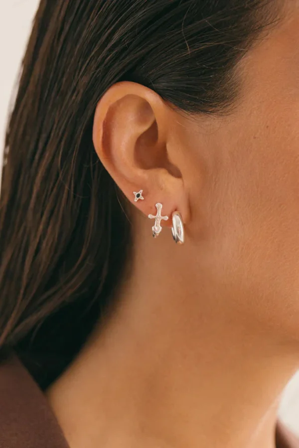 Chic Lizard Design Stud Earrings