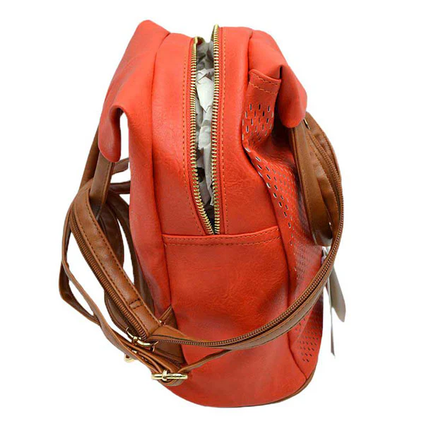Stylish Faux Leather Backpack