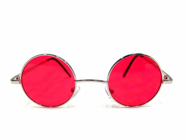 Classic Round Blue-Tinted Glasses