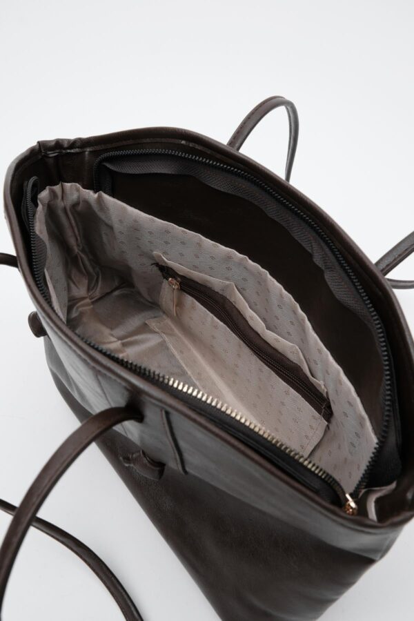 Elegant Chocolate Brown Handbag