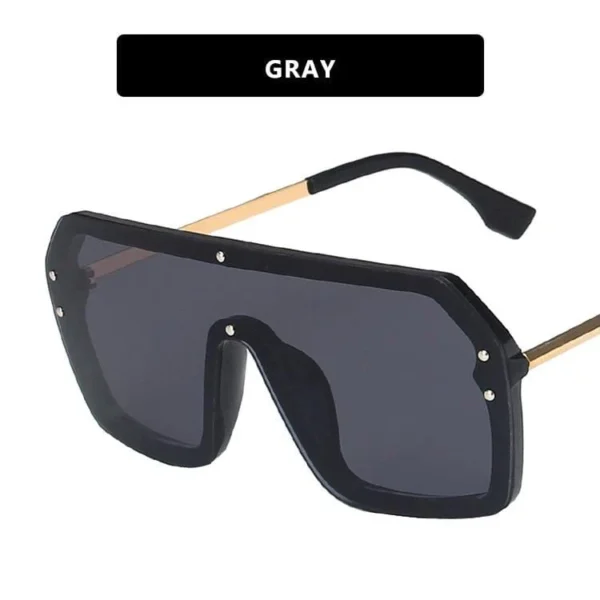 Trendy Geometric Tortoiseshell Sunglasses