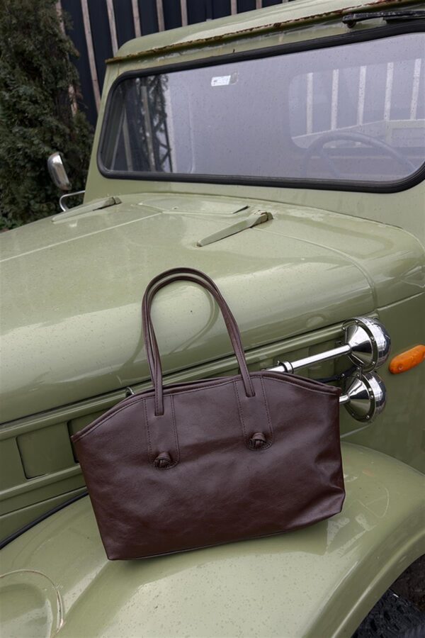 Elegant Chocolate Brown Handbag