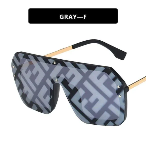 Trendy Geometric Tortoiseshell Sunglasses