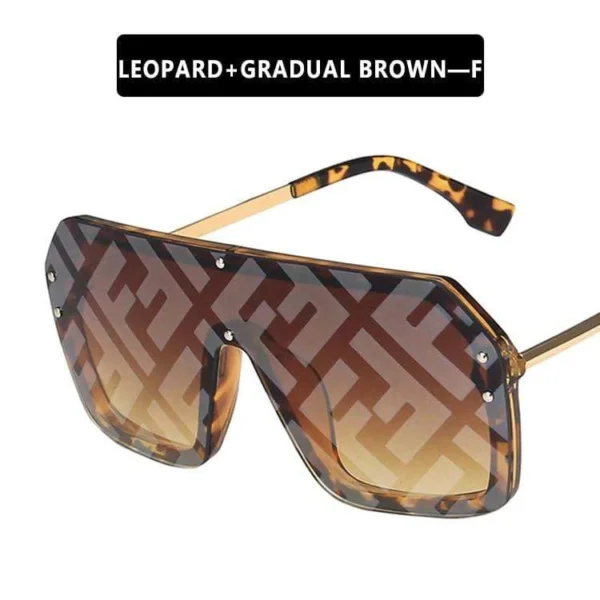 Trendy Geometric Tortoiseshell Sunglasses
