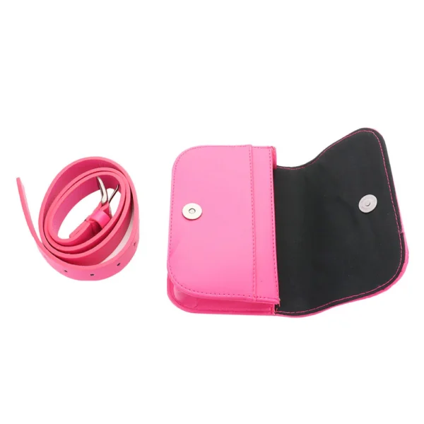 Chic Quilted Faux Leather Waist Bag