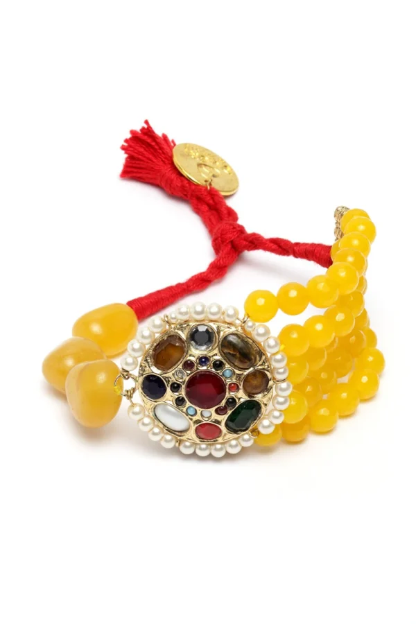 Elegant Multicolor Beaded Bracelet