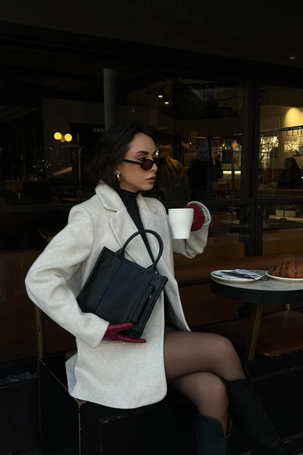 Elegant Black Tote Bag