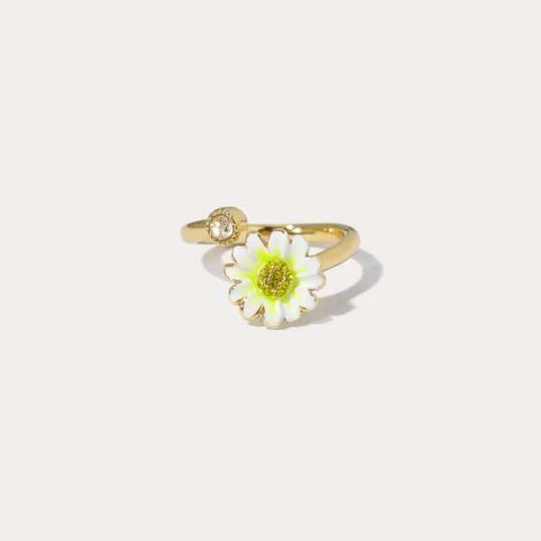 Daisy Delight Adjustable Ring