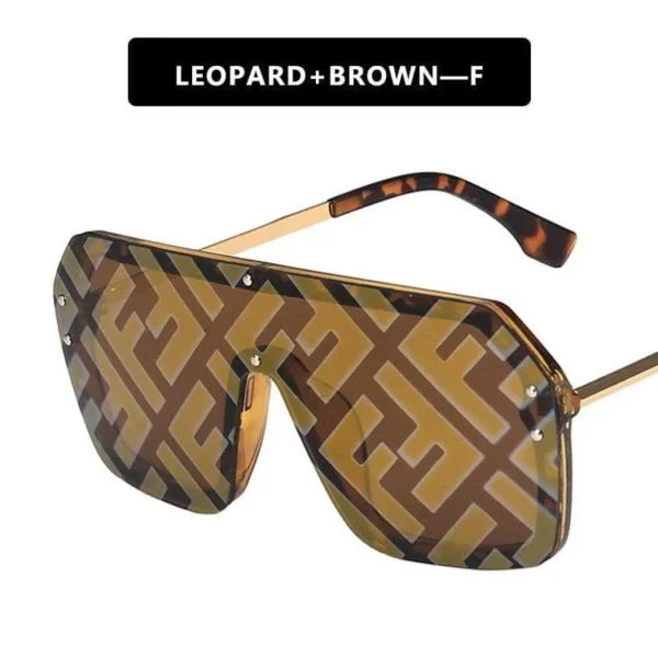 Trendy Geometric Tortoiseshell Sunglasses